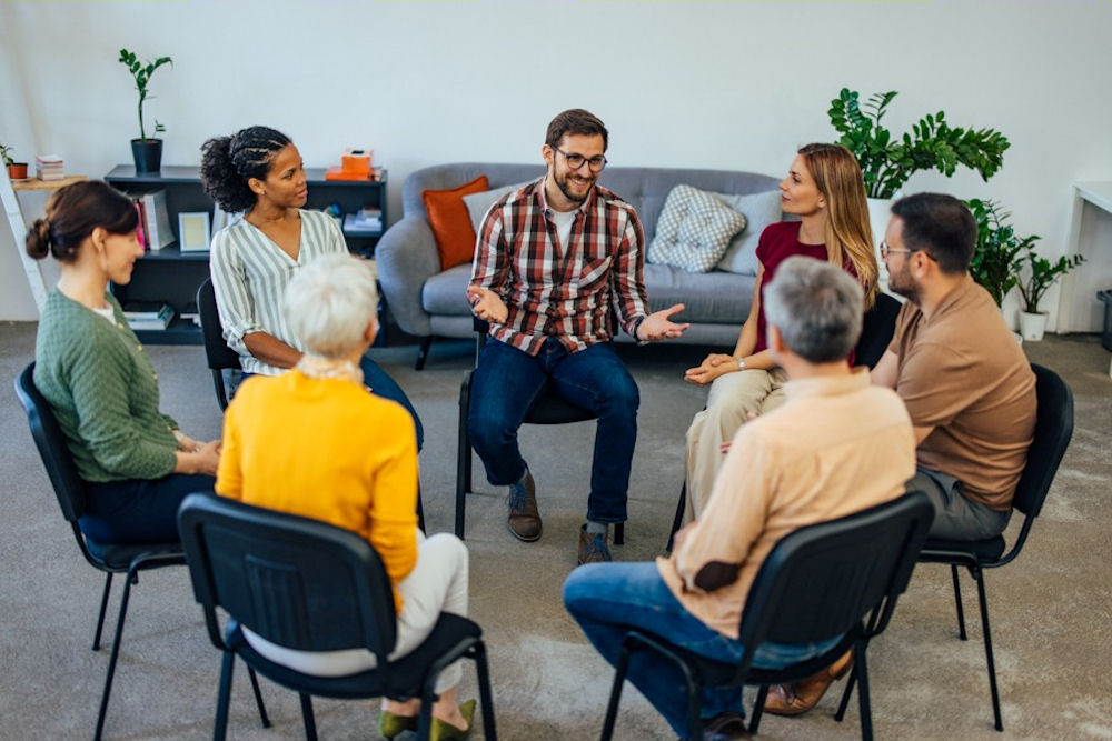 Support group for addiction of people with different genders and ages in Reading, Pennsylvania